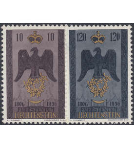 Liechtenstein Nr. 346-347 postfrisch ** 150 Jahre Liechtenstein