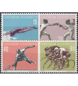 Liechtenstein Nr. 365-368 postfrisch ** Sport 1958