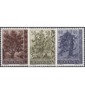 Liechtenstein Nr. 371-373 postfrisch ** Bume und Strucher 1958