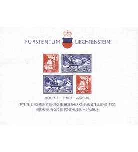 Liechtenstein Block Nr. 2 postfrisch ** Postmuseum 1936