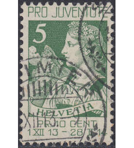 Schweiz Nr. 117 gestempelt     Pro Juventute 1913