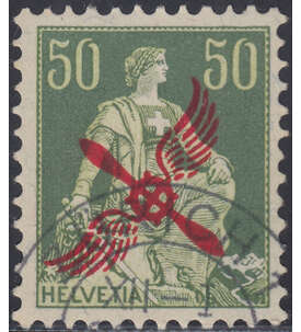 Schweiz Nr. 145 gestempelt     Flugpost 1919
