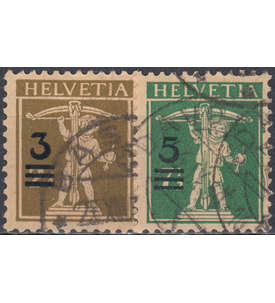Schweiz Nr. 239-240 gestempelt Freimarken 1930