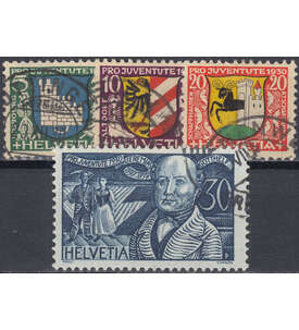 Schweiz Nr. 241-244 gestempelt Pro Juventute 1930