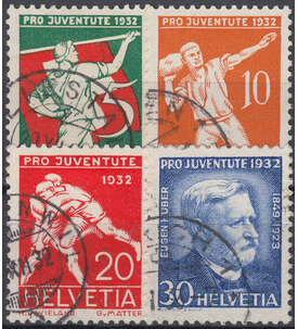 Schweiz Nr. 262-265 gestempelt Pro Juventute 1932