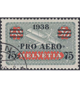 Schweiz Nr. 325 gestempelt     Flugpost 1938