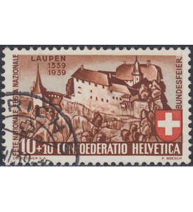 Schweiz Nr. 356 gestempelt     Pro Patria 1939