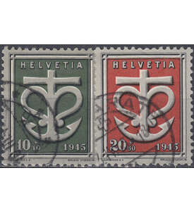 Schweiz Nr. 443-444 gestempelt Kriegsgeschdigte 1945