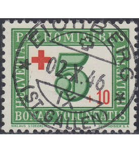Schweiz Nr. 464 gestempelt     Rotes Kreuz 1945