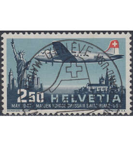 Schweiz Nr. 479 gestempelt     Flugpost 1947