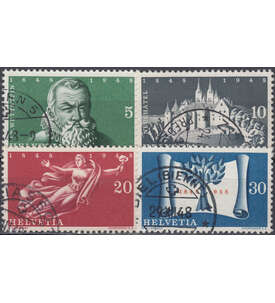 Schweiz Nr. 496-499 gestempelt 100 Jahre Bundesstaat 1948