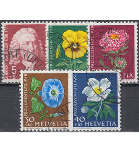 Schweiz Nr. 663-667 gestempelt Pro Juventute 1958