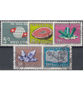 Schweiz Nr. 674-678 gestempelt Pro Patria 1959
