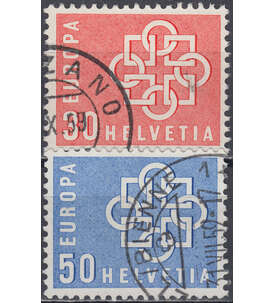 Schweiz Nr. 679-680 gestempelt Europa CEPT 1959