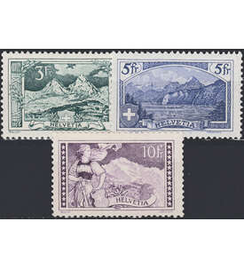 Schweiz Nr. 121-123 postfrisch Landschaften 1914