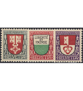 Schweiz Nr. 149-151 postfrisch Pro Juventute 1919