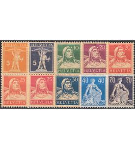 Schweiz Nr. 162-171 postfrisch Freimarken 1921/1934