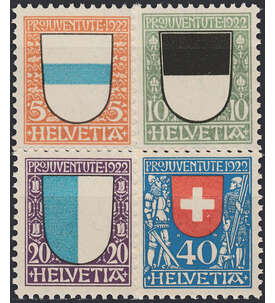 Schweiz Nr. 175-178 postfrisch Pro Juventute 1922