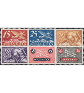 Schweiz Nr. 179-184x postfr.   Flugpost 1923