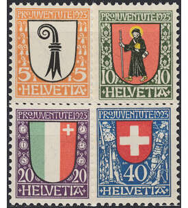 Schweiz Nr. 185-188 postfrisch Pro Juventute 1923