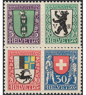 Schweiz Nr. 214-217 postfrisch Pro Juventute 1925