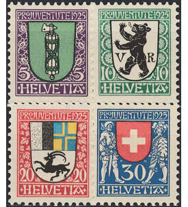 Schweiz Nr. 214-217 postfrisch Pro Juventute 1925