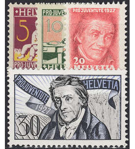Schweiz Nr. 222-225 postfrisch Pro Juventute 1927