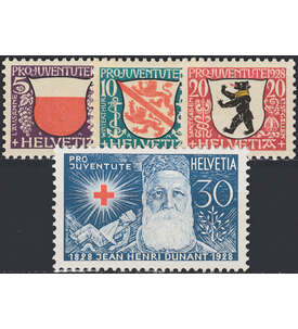 Schweiz Nr. 229-232 postfrisch Pro Juventute 1928