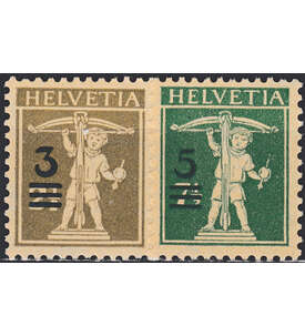 Schweiz Nr. 239-240 postfrisch Freimarken 1930
