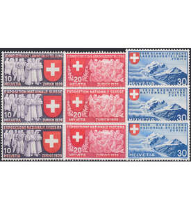 Schweiz Nr. 335-343 postfrisch Landesausstellung 1939