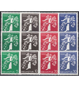 Schweiz Nr. 344-355 postfrisch Landesausstellung 1939