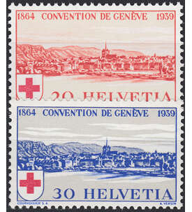 Schweiz Nr. 357-358 postfrisch 75 Jahre Rotes Kreuz 1939
