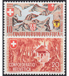 Schweiz Nr. 396-397 postfrisch Pro Patria 1941