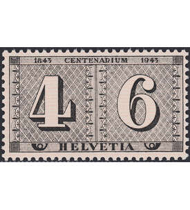Schweiz Nr. 416 postfrisch     100 J. Schweizer Marken 1943