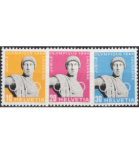 Schweiz Nr. 428-430 postfrisch 50 Jahre IOC 1944