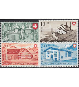Schweiz Nr. 471-474 postfrisch Pro Patria 1946
