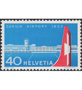 Schweiz Nr. 585 postfrisch     Flughafen Zrich-Klothen1953