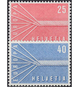 Schweiz Nr. 646-647 postfrisch Europa CEPT 1957