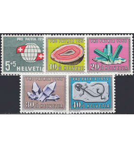 Schweiz Nr. 674-678 postfrisch Pro Patria 1959