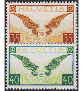 Schweiz Nr. 233x-234x postfr.  Flugpost 1929