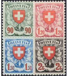 Schweiz Nr. 194-197z postfr.   Wappenschild Freimarken 1924