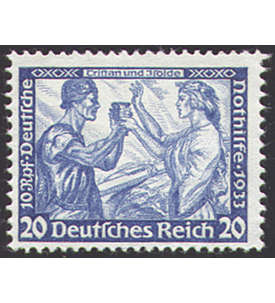 II Deutsches Reich Nr. 505A Nothilfe 20 Pfg. Wagner 1933