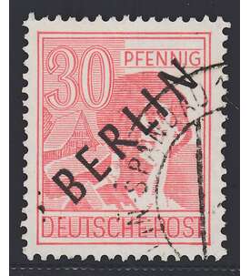 II Berlin Nr. 11 gestempelt  30 Pfennig Schwarzaufdruck