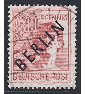 II Berlin Nr. 14 gestempelt  60 Pfennig Schwarzaufdruck