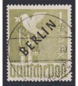 II Berlin Nr. 17 gestempelt 1 DM Schwarzaufdruck