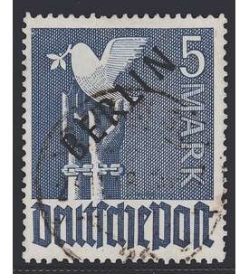 II Berlin Nr. 20 gestempelt 5 DM Schwarzaufdruck