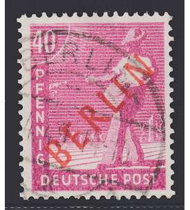 II Berlin Nr. 29 gestempelt 40 Pfennig Rotaufdruck