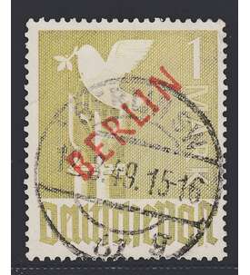 II Berlin Nr. 33 gestempelt 1 DM Rotaufdruck
