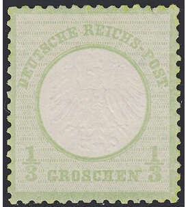 Deutsches Reich Nr. 2 ungestempelt Kleiner Brustschild-1/3 Gr.