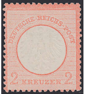 II Dt.Reich Nr. 8 ungestempelt Kleiner Brustschild-2 Kr. mit kleinen Fehlern